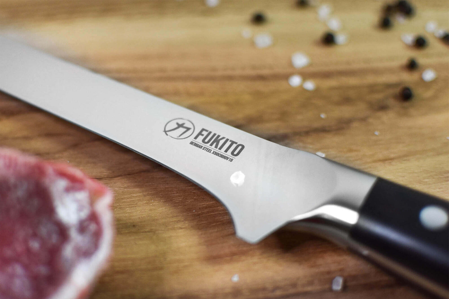 Mallette 5 couteaux de cuisine Fukito Ebène X50