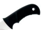 Couteau Muela Bisonte 9305 lame 11cm manche en gomme noir + étui en cuir