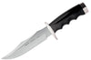 Couteau Muela Bufalo 9257 lame 17cm manche micarta noir avec extrémités en laiton + étui en cuir