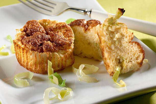 Set 4 moules à soufflés individuels Gobel anti-adhérent - Diamètre 8cm