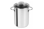 Cuit asperges Cristel 16cm avec panier inox et couvercle verre