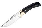 Couteau Muela Setter 9264 lame 11cm en inox manche en micarta noir + étui en cuir