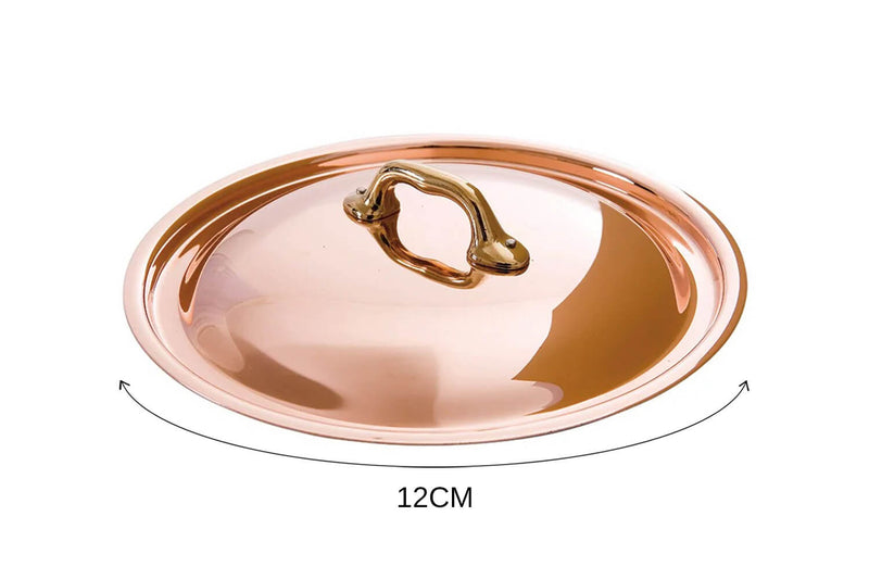 Couvercle en cuivre Mauviel M'Héritage 200B avec anse en bronze - 12cm