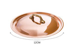 Couvercle en cuivre Mauviel M'Héritage 200B avec anse en bronze - 12cm