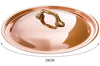 Couvercle en cuivre Mauviel M'Héritage 200B avec anse en bronze - 28cm