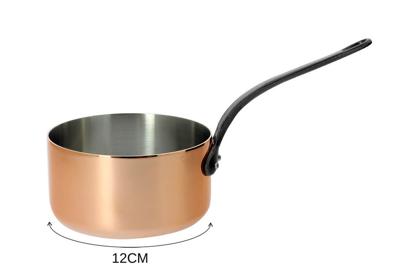 Casserole en cuivre De Buyer Inocuivre poignée en fonte d'acier - 12cm