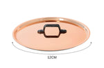 Couvercle en cuivre De Buyer Inocuivre pontet en fonte d'acier - 12cm