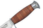 Couteau Fox Scout 610.11 lame 11cm manche en cuir
