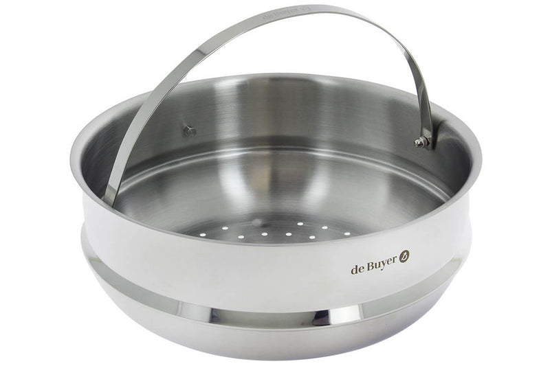 Panier cuit-vapeur 24cm De Buyer en acier inoxydable