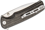 Couteau pliant Sencut Sachse S210071 manche en micarta noir 11cm