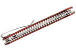 Couteau pliant Sencut Snap SA05AV1 manche en G10 bordeaux 11,8cm