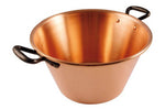 Bassine à gelée 4L en cuivre massif lisse ø26,5cm