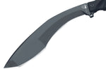 Machette Kukri Fox Military Extreme Tactical FX.9CM05T Noir 37cm manche Forprene + étui en nylon