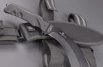 Machette Kukri Fox Military Extreme Tactical FX.9CM05T Noir 37cm manche Forprene + étui en nylon