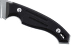 Couteau Fox Octopus Vulgaris FX.510 lame 11,5cm manche G10 noir + étui en cuir