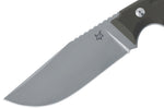 Couteau Fox Octopus Vulgaris FX.510OD lame 11,5cm manche G10 vert + étui en cuir