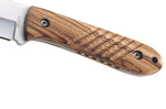 Couteau PUMA-TEC 381011 lame inox 10cm manche en zebrano avec son étui