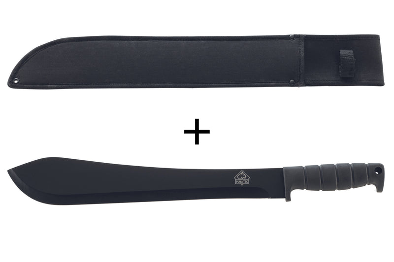 Machette Bolo PUMA-TEC 311136 48,7cm manche en caoutchouc avec étui