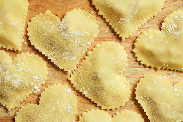 Emporte pièce à raviolis Marcato - Motif coeur 50mm