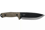 Couteau Fox Military Bushman FX.609OD lame 16cm manche micarta + étui en cuir