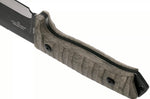 Couteau Fox Military Bushman FX.609OD lame 16cm manche micarta + étui en cuir