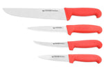 Set professionnel Fischer Profinox 4 couteaux acier inox spécial bouchers