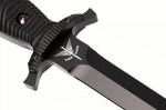 Couteau Fox Military Bellum 21711 lame 17,5cm manche G10 noir + étui