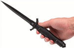 Couteau Fox Military Bellum 21711 lame 17,5cm manche G10 noir + étui