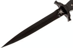 Couteau Fox Military Bellum 21711 lame 17,5cm manche G10 noir + étui