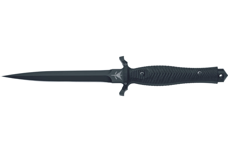 Couteau Fox Military Bellum 21711 lame 17,5cm manche G10 noir + étui