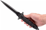 Couteau Fox Military Modras FX.507 lame 17,5cm manche G10 noir + étui en cuir