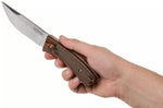 Couteau Black Fox BF.741 lame 11,4cm manche en bois de pakka avec étui