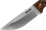 Couteau Black Fox BF.741 lame 11,4cm manche en bois de pakka avec étui