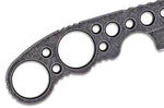 Couteau de cou Black FOX Skelergo BF.734 lame 7cm manche en acier inox avec un étui en kydex