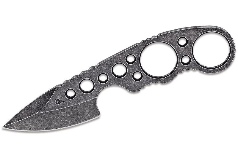Couteau de cou Black FOX Skelergo BF.734 lame 7cm manche en acier inox avec un étui en kydex