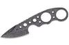Couteau de cou Black FOX Skelergo BF.734 lame 7cm manche en acier inox avec un étui en kydex