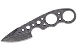Couteau de cou Black FOX Skelergo BF.734 lame 7cm manche en acier inox avec un étui en kydex