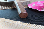 Couteau santoku japonais Tsunehisa SLD Damas bois de rose 16,5cm