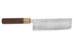 Couteau nakiri japonais Tsunehisa SLD Damas bois de rose 16,5cm