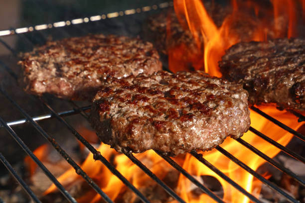 Pelle à hamburger professionnelle Matfer lame épaisse 15cm acier inox