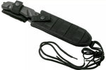 Couteau Fox Military Rimor FX.9CM07 17,5cm manche nylon/fibres de verre noir + étui