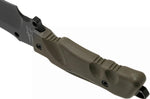Couteau Fox Military Rimor FX.9CM07OD 17,5cm manche nylon/fibres de verre vert + étui