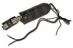 Couteau Fox Military Rimor FX.9CM07OD 17,5cm manche nylon/fibres de verre vert + étui