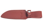 Couteau Herbertz 102913 lame damassée 12,1cm manche en bois riveté avec étui