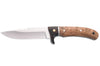 Couteau Herbertz 110311 lame en inox 10,8cm manche en bois de racine avec étui en cuir