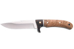 Couteau Herbertz 110311 lame en inox 10,8cm manche en bois de racine avec étui en cuir