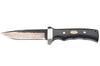 Couteau Herbertz 593413 lame damassée 12cm manche pakkawood riveté + étui en cuir