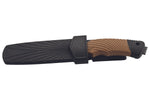 Couteau Herbertz 585412 lame 11,7cm manche caoutchouc/polymère avec brise vitre + étui