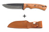 Couteau Herbertz 104210 lame en inox 10,5cm manche en bois de zèbre avec étui