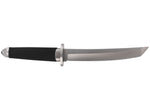 Couteau Herbertz 581318 lame tanto 18cm manche caoutchouc noir + étui en cuir